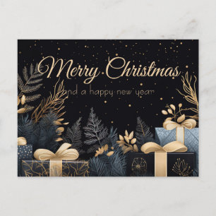 Festive and elegant Christmas Greeting Card