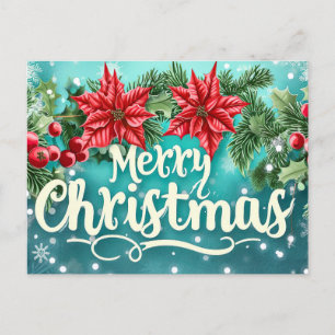 Festive and elegant Christmas Greeting Card