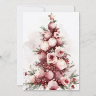 Festive and elegant Christmas Greeting Card