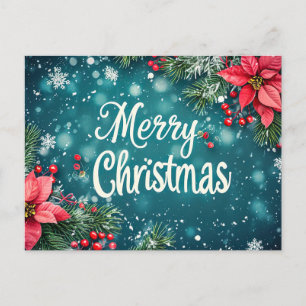 Festive and elegant Christmas Greeting Card