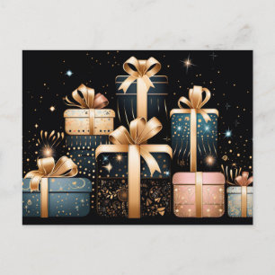 Festive and elegant Christmas Greeting Card