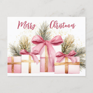 Festive and elegant Christmas Greeting Card