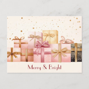 Festive and elegant Christmas Greeting Card