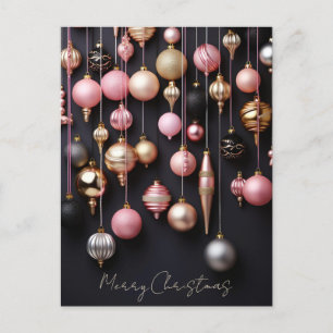 Festive and elegant Christmas Greeting Card