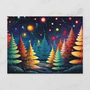 Festive and elegant Christmas Tree Greeting Card