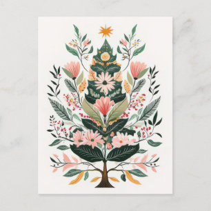 Festive and elegant Christmas Tree Greeting Card