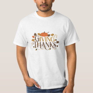 Festive and Funny Thanksgiving Graphics T-Shirt