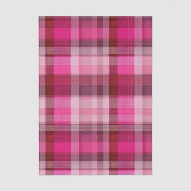 Festive and Gingham Pattern Style Tissue Paper (Front)