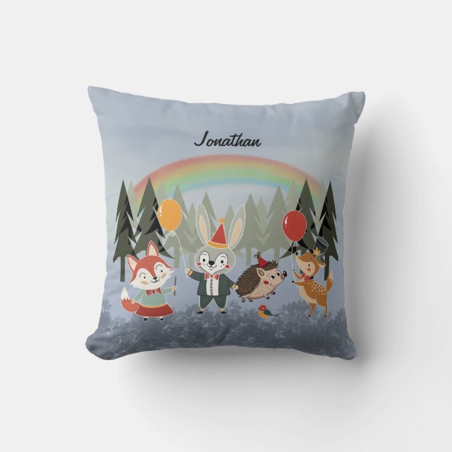 Festive animals cushion (Front)