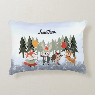 Festive animals decorative cushion