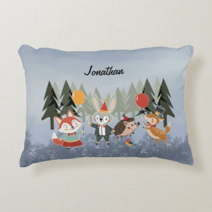 Festive animals decorative cushion