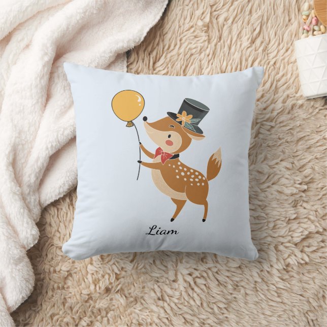 Festive animals - Fawn Cushion (Blanket)