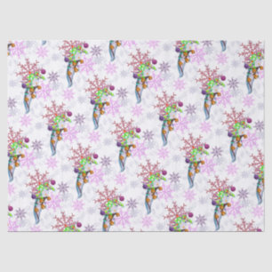 Festive Axlotl Tissue Paper