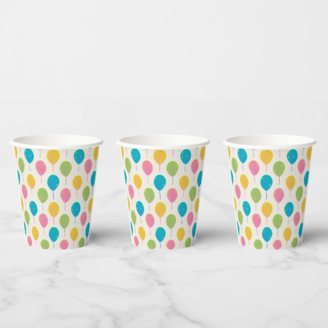 Festive balloon paper cup (Multi)