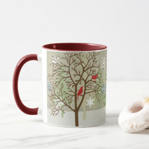 Festive Birds Mug