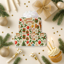 Festive Birthday Christmas