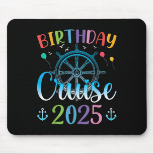 Festive Birthday Cruise 2025 Cruise Boat Party Bir Mouse Pad