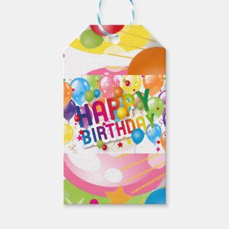Festive Birthday Gift Tag