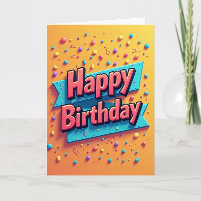 Festive Birthday Jelly Card (Front)