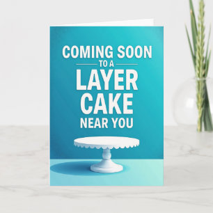Festive Birthday Turquoise Gradient Card