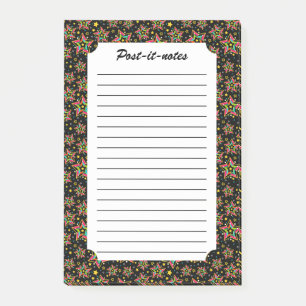 Festive Bright Merry Holiday Star Post-it Notes