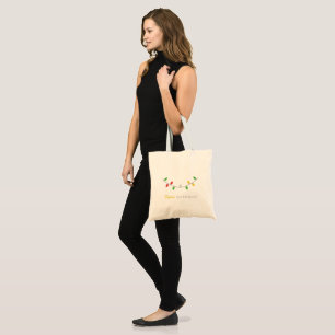Festive But Fatigued Funny Christmas Holiday Burno Tote Bag