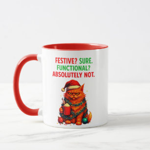 Festive but Over It Mug