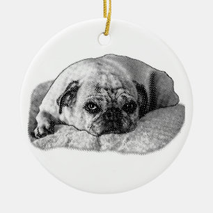 Festive Calm, Warm Memories Ceramic Ornament