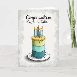 Festive Candle Cake Card