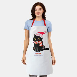 Festive Cat Apron