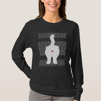 Festive Cat Butt Ugly Christmas Holiday T-Shirt