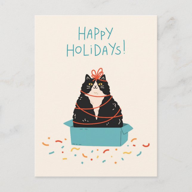 Festive Cat Holiday (Front)