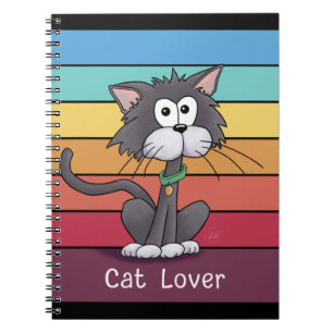 Festive Cat Lover Notebook