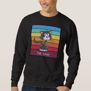 Festive Cat Lover Sweatshirt