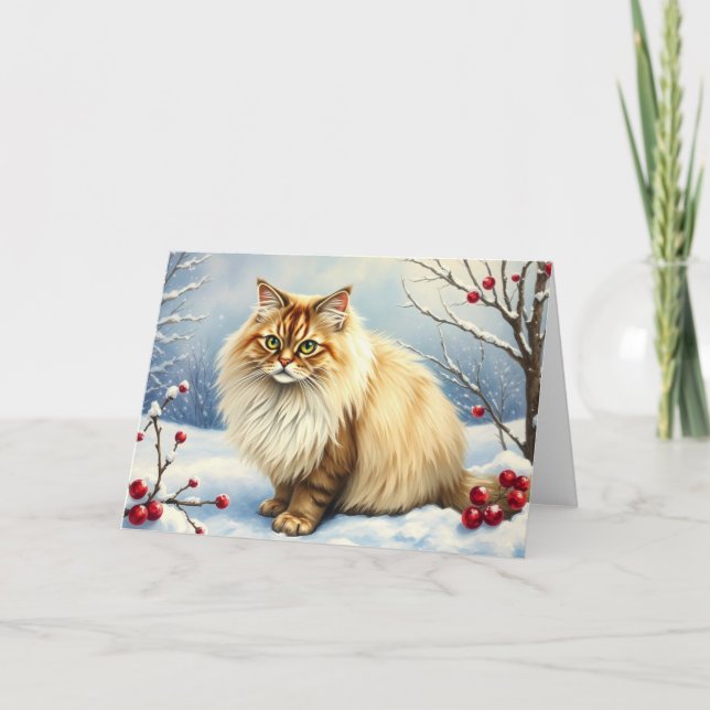 Festive Cats Card (Front)