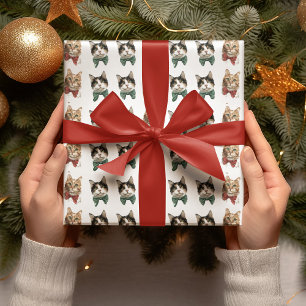 Festive Cats Christmas Wrapping Paper