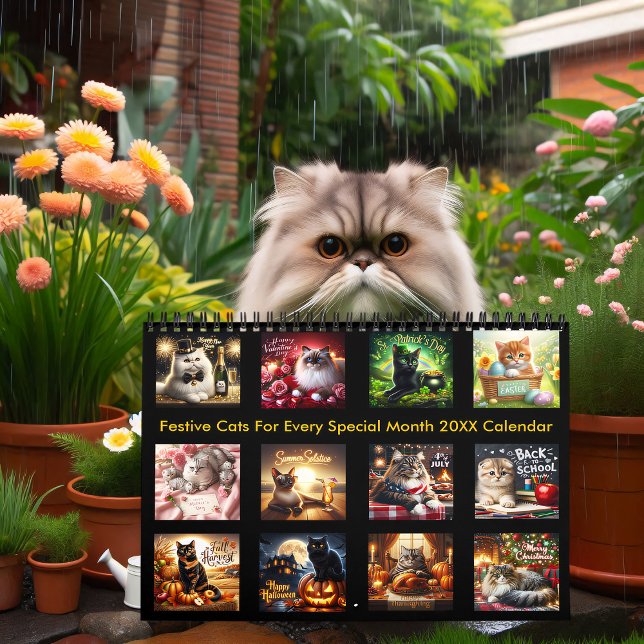 Festive Cats For Every Special Month 20XX  Calendar (Creator Uploaded)