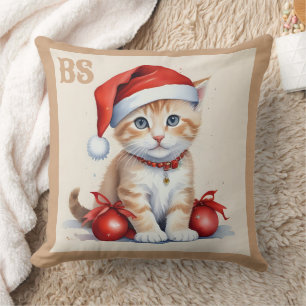 Festive Cats in Christmas Costumes - Holiday Vibes Cushion