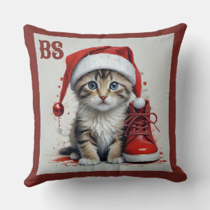 Festive Cats in Christmas Costumes - Holiday Vibes Cushion