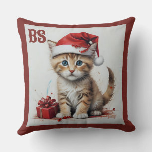 Festive Cats in Christmas Costumes - Holiday Vibes Cushion