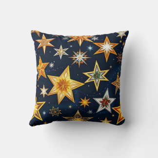 Festive Celestial Wonders Cushion