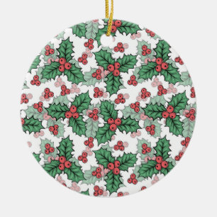 Festive ceramic ornament