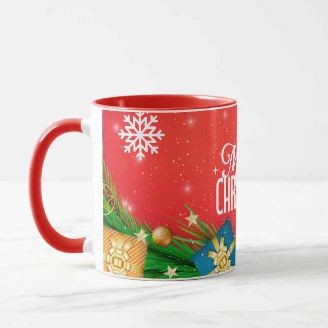Festive Cheer & Gifts Mug (Left)