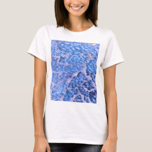 Festive Chic Glitter Blue Stones T-Shirt