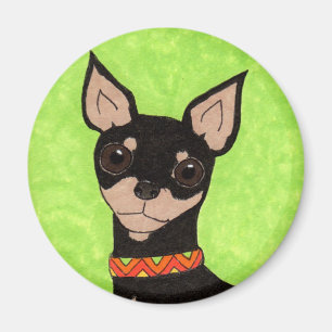Festive Chihuahua Magnet