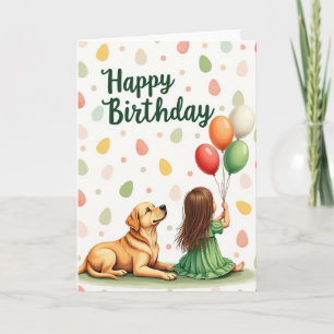 Festive Child Birthday Card