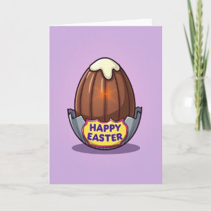 Festive Chocolate Egg Sweet Card