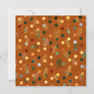 Festive Christmas and New Year Invitation