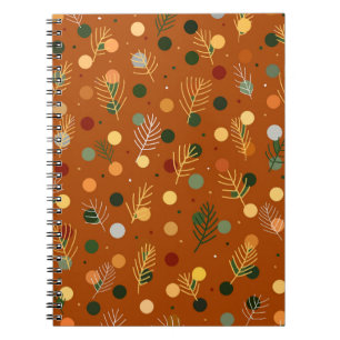 Festive Christmas and New Year notebook