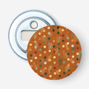 Festive Christmas and New Year pattern Bottle Opener